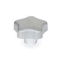 GN 5336 Star Knob Aluminum without Bore